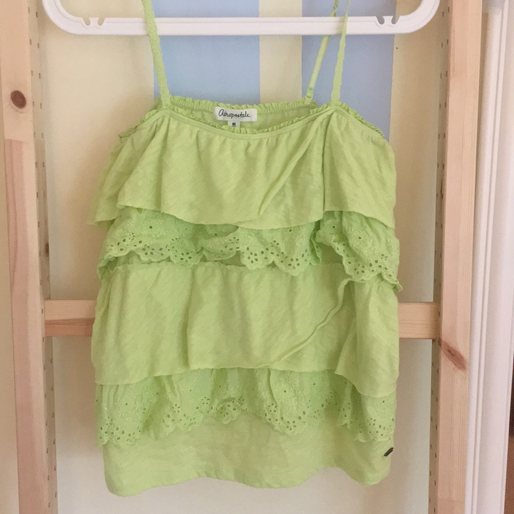 Ruffle tank top